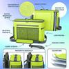 TidyFriend Kayak Cooler Behind Seat, Waterproof Cooler for Kayaking, Compatible with Lawn Chair Style Seats, Stores Drinks and Keeps Them Cool All Day (Light Green) view 3