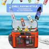 TidyFriend Kayak Cooler - Waterproof Seat Back Cooler - Compatible with Lawn-Chair Style Seats, Keeps Drinks Cool All Day Kayaking (Orange) view 3