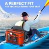 TidyFriend Kayak Cooler - Waterproof Seat Back Cooler - Compatible with Lawn-Chair Style Seats, Keeps Drinks Cool All Day Kayaking (Orange) view 4