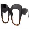 Zeelool Stylish Thick Cat Eye Blue Light Blocking Glasses for Women Charmaine ZOA01901-04 Tortoise view 1