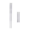 Boundless Voyage Foldable Telescopic Titanium Chopsticks Outdoor Camping Travel Picnic Folding Tableware Cutlery Titanium Camping Utensils Ti1004T view 1
