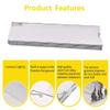 10 Plates Stove Windscreen, Aluminum Stove Windshield with Drawstring Bag, for Camping, Butane Stoves view 3