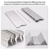 10 Plates Stove Windscreen, Aluminum Stove Windshield with Drawstring Bag, for Camping, Butane Stoves view 4