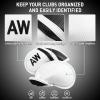 Amy Sport Golf Iron Head Covers Value 12 Pcs Set Thick Synthetic Leather, Protection Weatherproof Club Headcover Fit Universal Main Iron Wedge Golf Clubs for Men Women (White) view 3