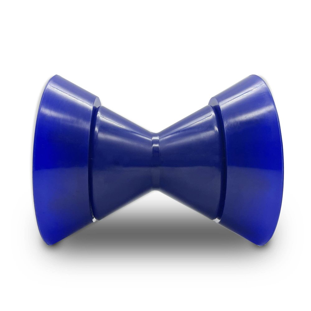 COLOFULWAY 3" Boat Trailer Bow Bell Roller Assembly with 1/2" Shaft fits 3 inch Bracket, Poly(Blue)