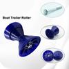 COLOFULWAY 3" Boat Trailer Bow Bell Roller Assembly with 1/2" Shaft fits 3 inch Bracket, Poly(Blue) view 4
