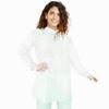 EZGOODZ White Disposable Lab Coats for Adults, 41 Inch Long, 2X-Large. Pack of 10 SMS 40 GSM Disposable Coats Medical. Adult Lab Coat with Front Snaps, Knit Cuffs and Collar, 3 Pockets view 1
