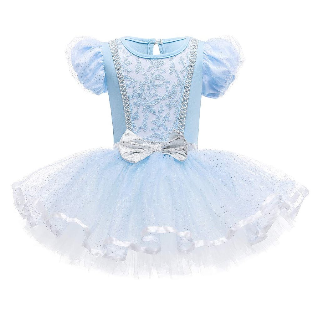 HIHCBF Princess Girls Leotards Ballet Dance Skirted Tutus Short Sleeve Dancewear Halloween Christmas Party Fancy Dress 3T