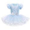 HIHCBF Princess Girls Leotards Ballet Dance Skirted Tutus Short Sleeve Dancewear Halloween Christmas Party Fancy Dress 3T view 1