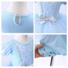 HIHCBF Princess Girls Leotards Ballet Dance Skirted Tutus Short Sleeve Dancewear Halloween Christmas Party Fancy Dress 3T view 2