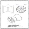 COLOFULWAY 3" Boat Trailer Roller Poly Bow Roller fits 1/2" Shaft, Polyurethane view 2