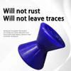 COLOFULWAY 3" Boat Trailer Roller Poly Bow Roller fits 1/2" Shaft, Polyurethane view 3