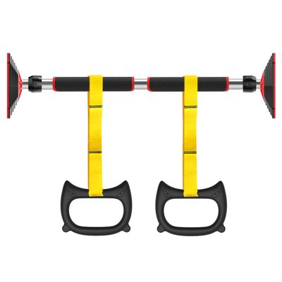 Pull-Up Bars Portable Horizontal Bar Door Corridor Chin Up Bar, Screwless Installation Indoor Fitness Bar, 93-124cm Adjustable, Load 300kg