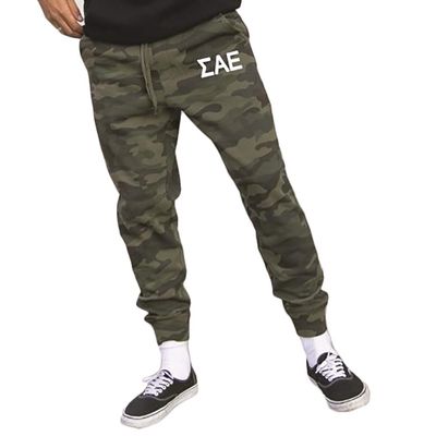 Sigma Alpha Epsilon Camo Fleece Pants X-Small