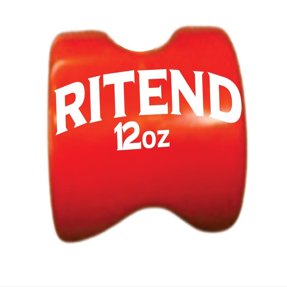 Ritend Baseball Softball Bat Weight Swing Trainer 12 Ounce for Thin Handles Little League & Softball Bats-Increase Your Bat Speed and Strength While Developing Proper Swing Mechanics,red