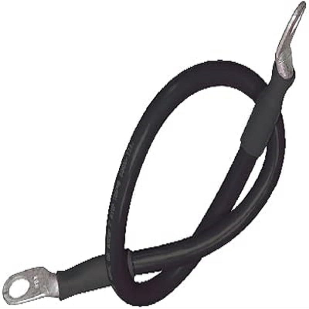 Seachoice 4 AWG Marine Grade Cable, Black, 4 Ft.