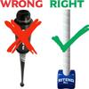 Ritend Baseball Softball Bat Weight Swing Trainer Storm Pack2 for Regular Handle Bats - Increase Your Bat Speed and Strength While Developing Proper Swing Mechanics, 16oz,20oz, 26oz view 4