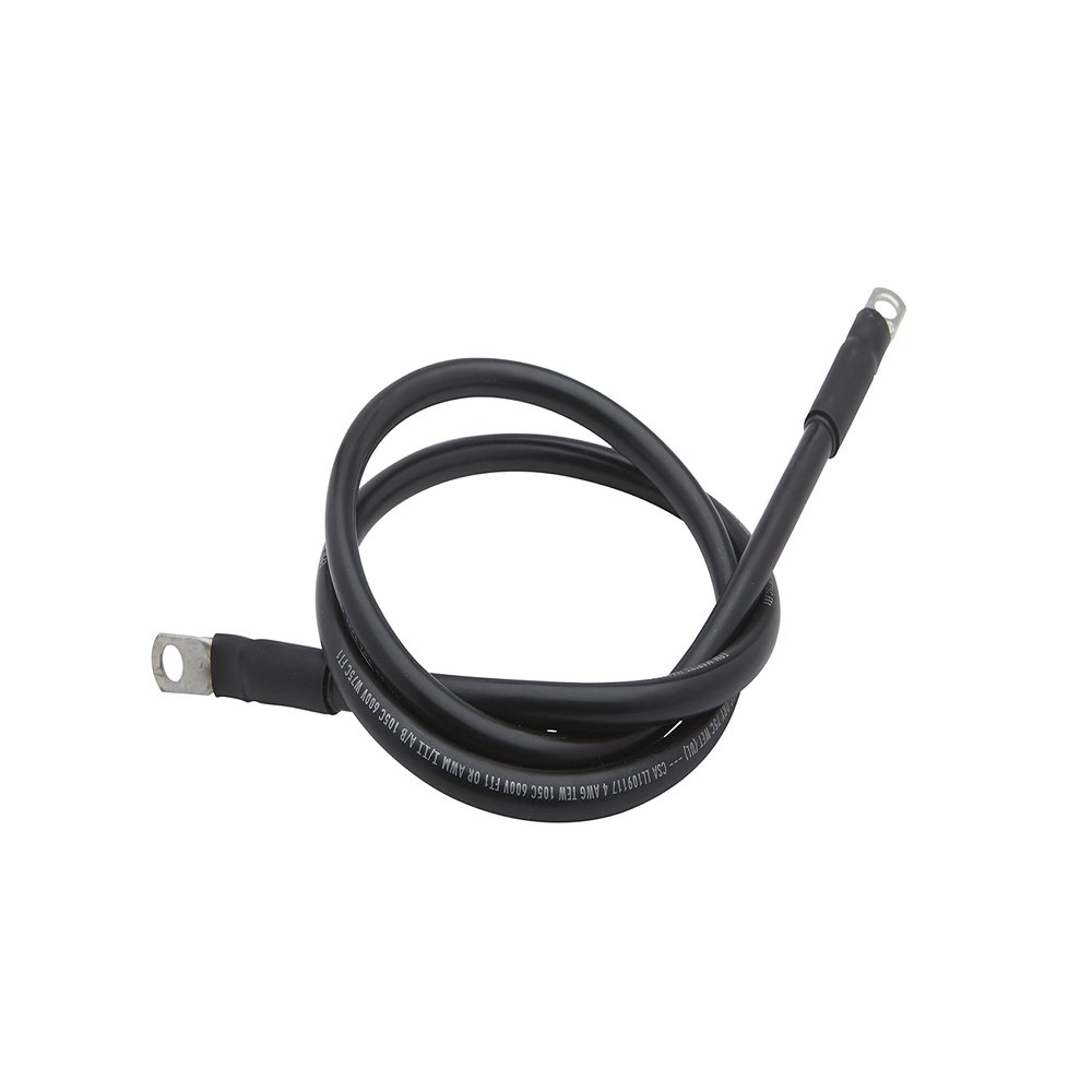 Seachoice 4 AWG Marine Grade Cable, Black, 6 Ft.