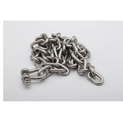 Seachoice 5/16 in. X 5 Ft. Chain, 304 Stainless Steel w/Shack