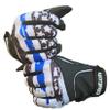 Clutch Sports Apparel American Flag Baseball & Softball Batting Gloves, Super Grip Finger Fit, Performance Mesh & Perforated Sheepskin Palm for Adults & Youth (Thin Blue Line, X-Large) view 1