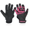 Clutch Sports Apparel American Flag Baseball & Softball Batting Gloves, Super Grip Finger Fit, Performance Mesh & Perforated Sheepskin Palm for Adults & Youth (Pink, X-Large) view 4