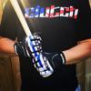 Clutch Sports Apparel American Flag Baseball & Softball Batting Gloves, Super Grip Finger Fit, Performance Mesh & Perforated Sheepskin Palm for Adults & Youth (Thin Blue Line, X-Small) view 2
