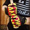 Clutch Sports Apparel American Flag Baseball & Softball Batting Gloves, Super Grip Finger Fit, Performance Mesh & Perforated Sheepskin Palm for Adults & Youth (Bam Pow!, X-Large) view 2