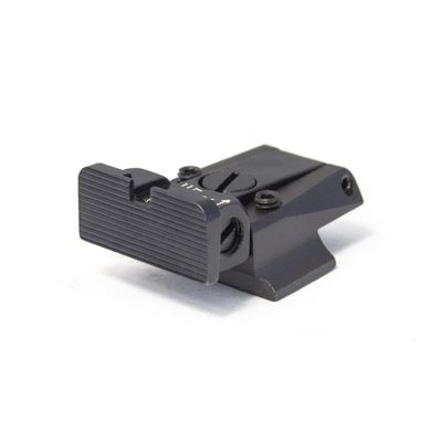 S&W - 10mm & 45acp (3rd Gen) - Rear Adjustable Sight - Black Serrated