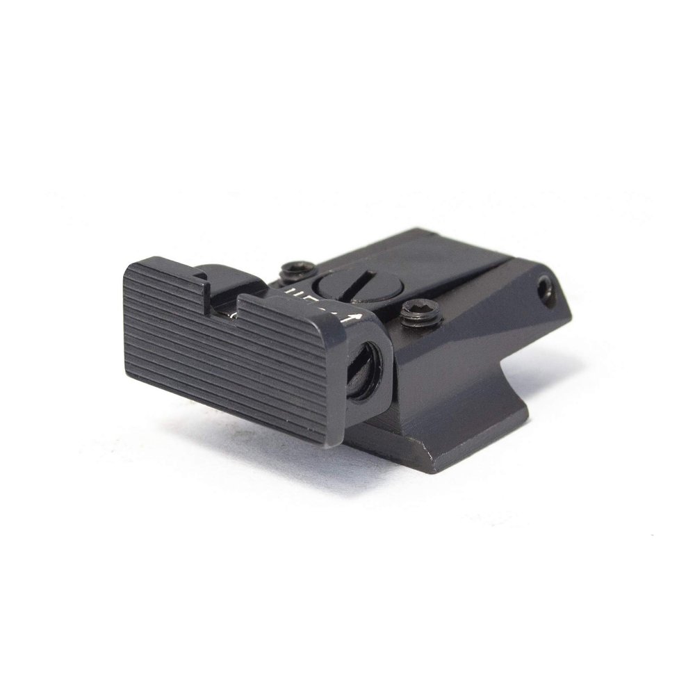 S&W - 10mm & 45acp (3rd Gen) - Rear Adjustable Sight - Black Serrated