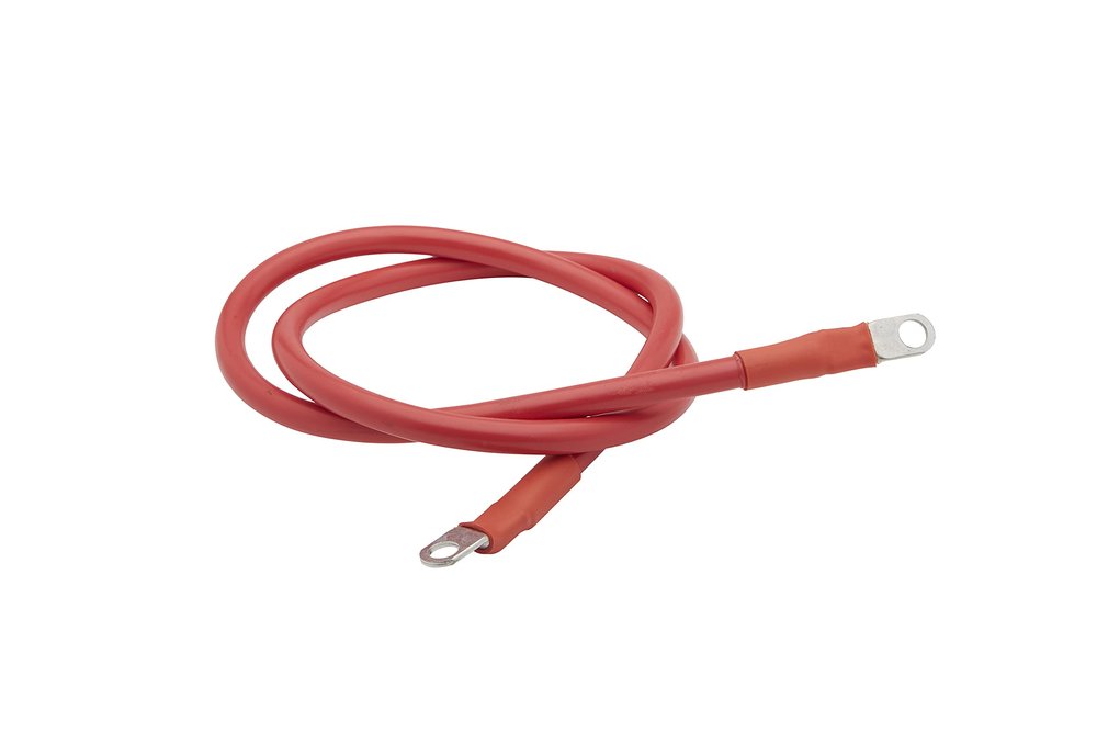 Seachoice 2 AWG Marine Grade Cable, Red, 4 Ft.