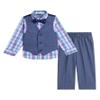 Nautica Boys 4-Piece Vest Set with Dress Shirt, Bow Tie, Vest, and Pants, Wave Runner, 2T view 1