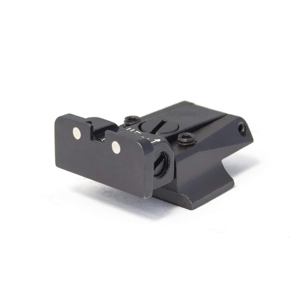 S&W - 10mm & 45acp (3rd Gen) - Rear Adjustable Sight - White Dot