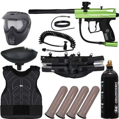 Action Village Kingman Spyder Victor Light Gunner Paintball Gun Package Kit (Gloss Slime)