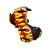 Clutch Sports Apparel American Flag Baseball & Softball Batting Gloves, Super Grip Finger Fit, Performance Mesh & Perforated Sheepskin Palm for Adults & Youth (Bam Pow!, Large) view 1