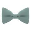 Bow Tie House Boys Pre-Tied Soft Crape Bow Tie for Wedding Formal Events Solid Tuxedo (Medium, Sage Green) view 1