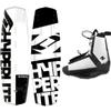 Hyperlite Wakeboard Agent with Destroyer Wakeboard Bindings Fits Boot Sizes 8-14 (138 cm) view 1