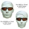 proSPORT Bifocal Sunglasses Safety +2.50 Men Women 2 Pairs High Definition Blue Blocking Lenses. view 3