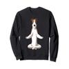 Funny Yoga Dog Wire Fox Terrier Sweatshirt view 1