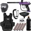 Action Village Kingman Spyder Victor Heavy Gunner Paintball Gun Package Kit (Gloss Purple)