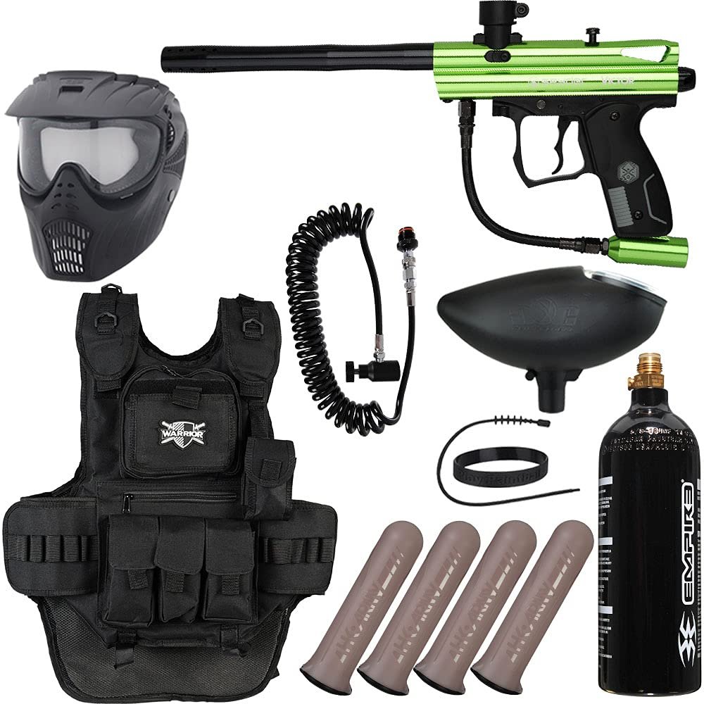 Action Village Kingman Spyder Victor Heavy Gunner Paintball Gun Package Kit (Gloss Slime)