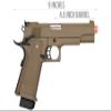 Golden Eagle Steel/Metal Airsoft Hand Gun Hi-Capa 1911 Airsoft Pistol with 6mm BBS and Speed Loader view 3