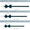 Bow Tie House Boys Pre-Tied Soft Crape Bow Tie for Wedding Formal Events Solid Tuxedo (Medium, Dark Green) view 4