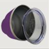 LaserGram 30oz Vacuum Insulated Tumbler Mug, Penguin, Personalized Engraving Included (Dark Purple) view 3