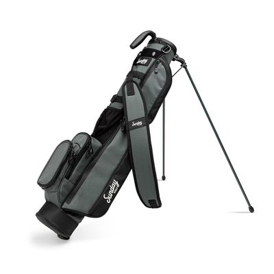 The Original Sunday Golf Loma Bag  Lightweight Golf Bag with Strap & Stand, Easy to Carry Pitch n Putt Stand Bag for Driving Range, Par 3 & Executive Courses, 31 Inches (Midnight Green)