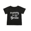 2pcs Summer Shorts Set for Toddler Baby Boys Letter Print Short Sleeve Top T-Shirt Camo Outfits (Black, 18-24 Months) view 3