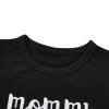 2pcs Summer Shorts Set for Toddler Baby Boys Letter Print Short Sleeve Top T-Shirt Camo Outfits (Black, 18-24 Months) view 4
