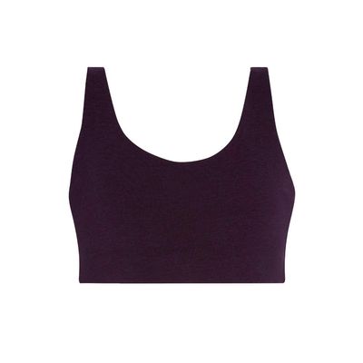 Bleuet Aster Tank Bra Organic Cotton Reversible First Bra for Tweens & Teens | Seamless, Ultra Soft, Wide Band, Tag-Free Comfort, No Elastic Straps