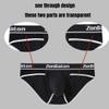 ZONBAILON Bulge Enhancing Underwear Boxer Briefs Men Black Sexy Low Rise Soft Big Ball Pouch Stretchy Underwear view 3
