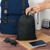 Drawstring Bag - UltraLight Nylon Cinch and Ditty Pouch For Home, Office, Outdoor (5 pack, Black) (Black, 9 x 12 inch) view 2
