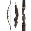60" Black Hunter Takedown Recurve Bow 20-60 Lbs Traditional Wood Right Handed Bow American Hunting Longbow for Hunting Target Practice (Black Brown, 50 Lbs) view 1